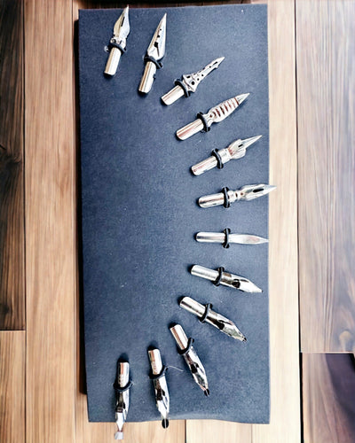 Ekskluzywny Zestaw Kaligraficzny, wieczne pióro do zanurzania i zestaw atramentów, personalizacja grawerem