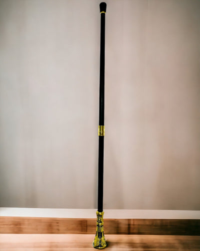 Luxusová palica so zlatou rukoväťou v tvare kvetu – elegantná a módna, 93 cm