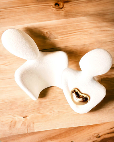 "Láska v srdci – Keramické Rodinné Figúry", možnosť personalizácie gravírovaním