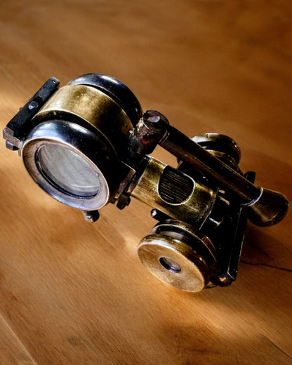 Binocular Nautica - Exkluzívny Vintage Doplnok - Ručne Vyrobené s Možnosťou Gravírovania, dekorácia do kancelárie, premium