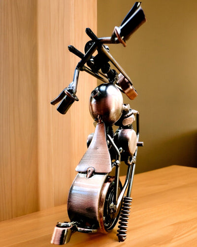 Ručne vyrobený model motocykla zo železa, Chopper, personalizácia, gravírovanie na darček