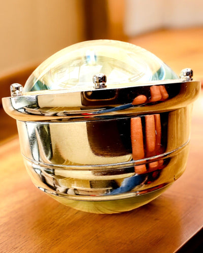 Bailey Compass Clock - Elegantné hodiny s motívom kompasu s možnosťou gravírovania