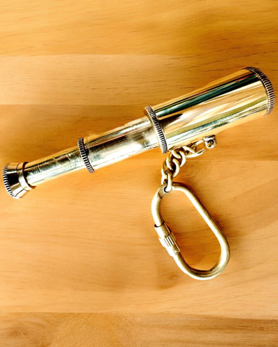 Vreckový ďalekohľad "Zlaté Dobrodružstvo" - prívesok s možnosťou personalizácie