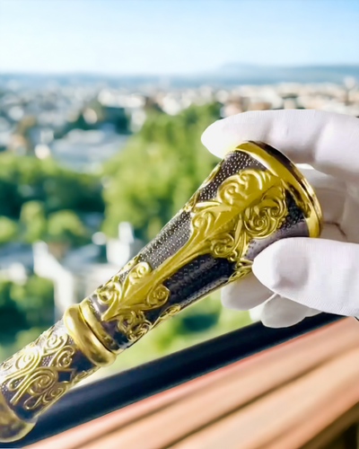 Luxusová palica so zlatou rukoväťou v tvare kvetu – elegantná a módna, 93 cm