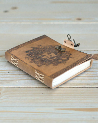 Kožený zápisník Greenman (20x15 cm)