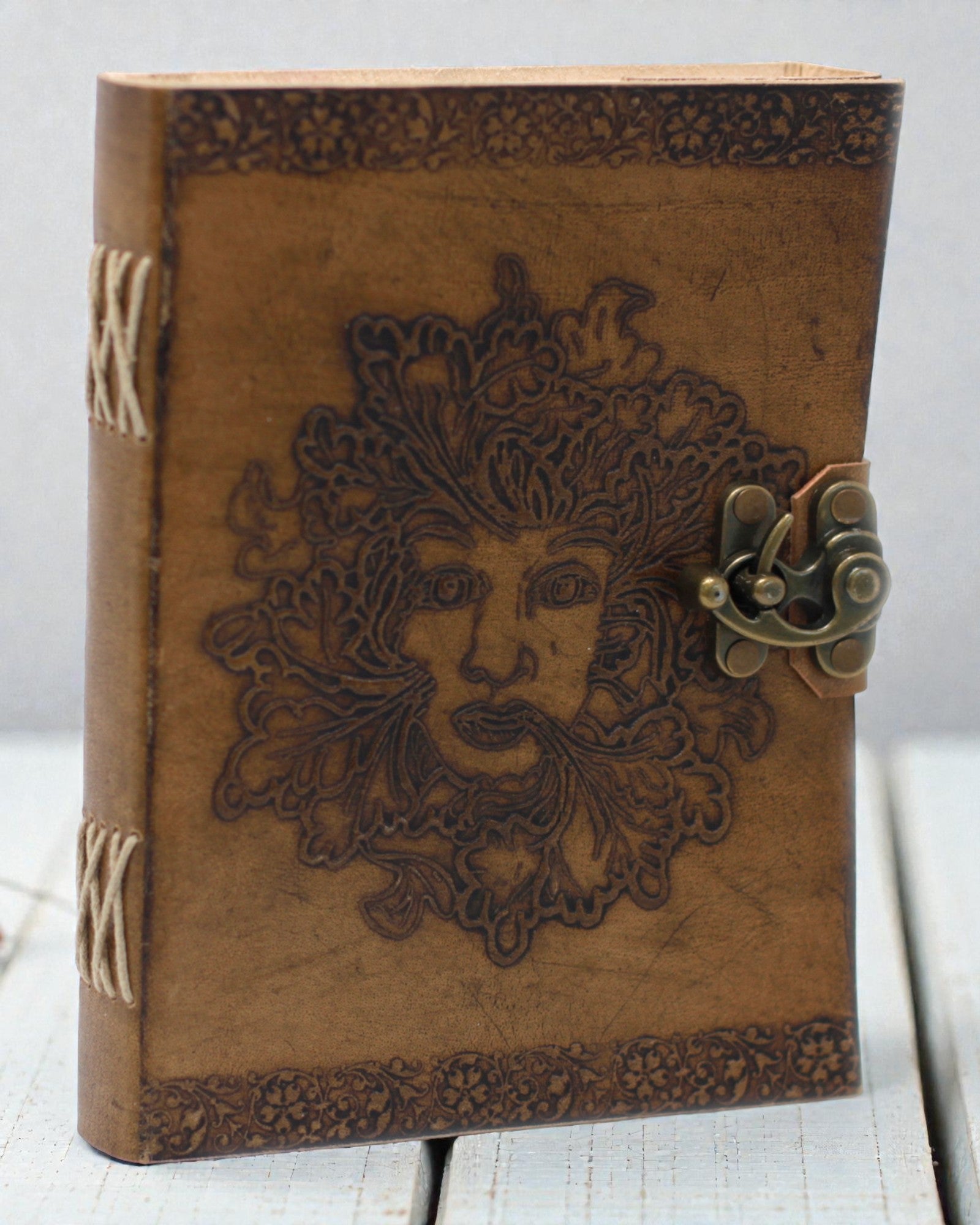 Kožený zápisník Greenman (20x15 cm)