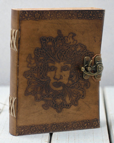 Kožený zápisník Greenman (20x15 cm)