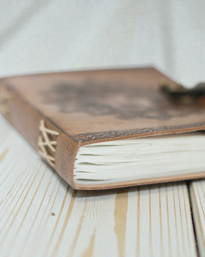 Kožený zápisník Greenman (20x15 cm)