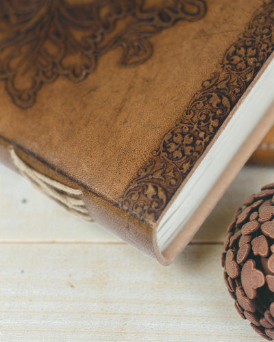 Kožený zápisník Greenman (20x15 cm)