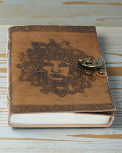 Kožený zápisník Greenman (20x15 cm)