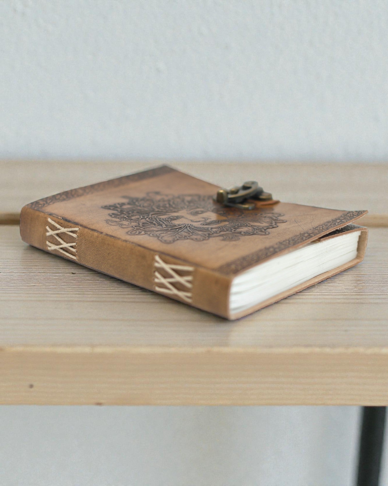 Kožený zápisník Greenman (20x15 cm)