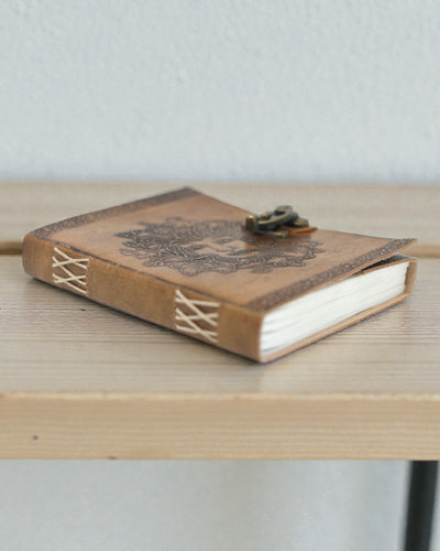 Kožený zápisník Greenman (20x15 cm)