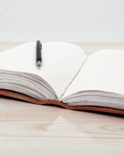 Obrovský kožený zápisník 7. čakry – 25,4x33,0 cm (200 strán)