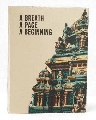 Veľký inšpiračný zápisník Lokta (21x15cm) - 45 listov - Dych - vrátane záložky