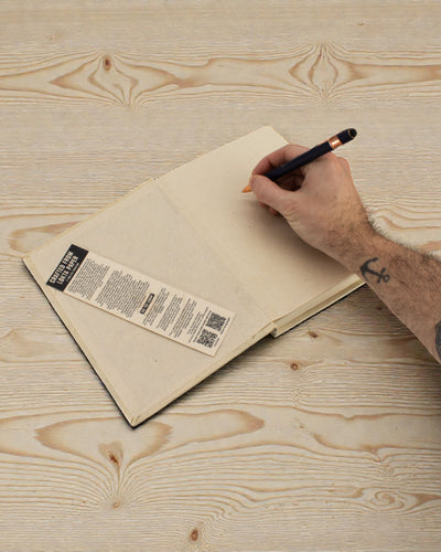 Veľký inšpiračný zápisník Lokta (21x15cm) - 45 listov - Dych - vrátane záložky