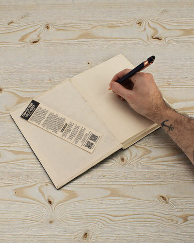 Lrg Lokta Inspiration zápisník (21x15cm) – 45 listov – Skutočný život – vrátane záložky