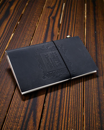 Ręcznie Wykonany Skórzany Notatnik Arcane Pages – My Book of Spells and Other Thoughts (80 stron)