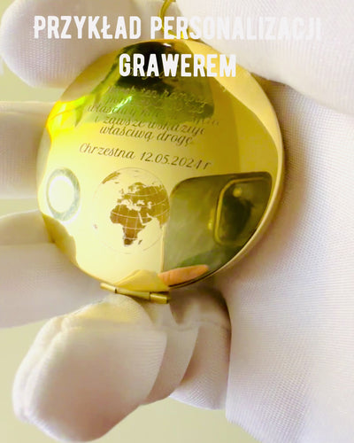 Vodotesný Mosadzný Kompas so Svietiacim Efektom - Nevyhnutnosť na Turistiku a Kemping, personalizácia gravírovaním