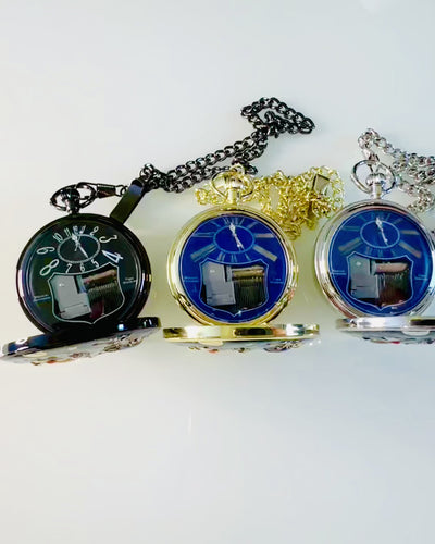 Vreckové hodinky "Astrum Temporis" - Zlatý rám. Možnosť personalizácie gravírovaním