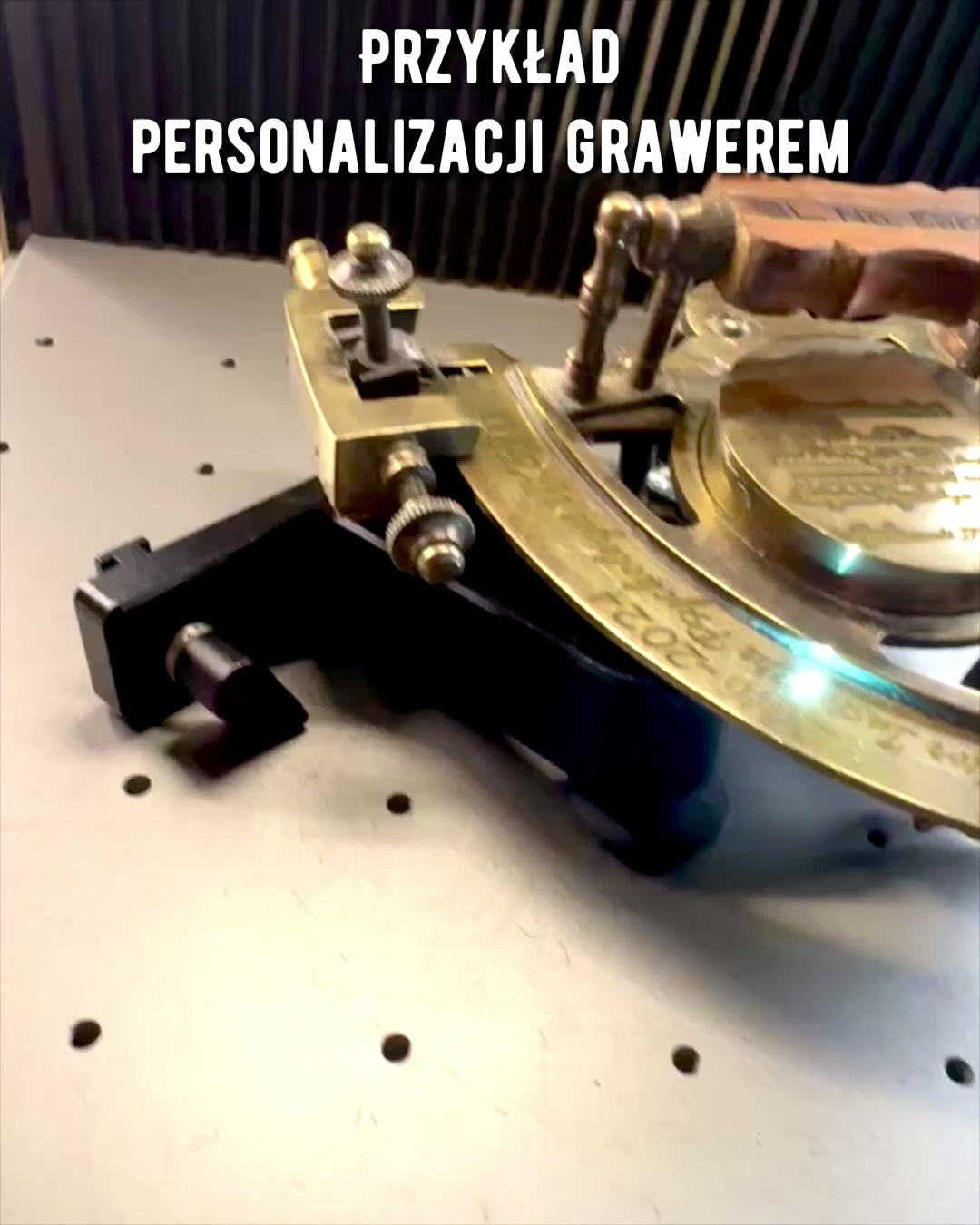 Sekstant Premium s Antickým Kompasom - možnosť personalizácie gravírovaním