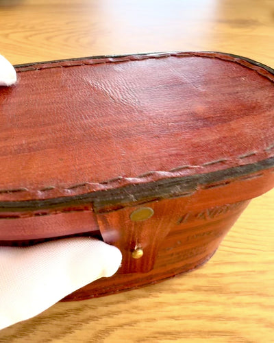 Ďalekohľad s koženým puzdrom Victorian's Eye, 11 cm Mosadzný, Ručne zdobený, personalizácia gravírovaním ako darček