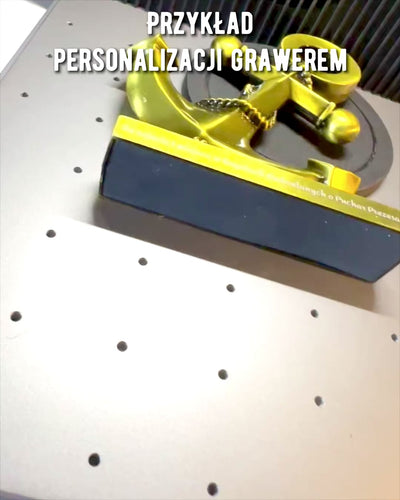 Dekoratívna kotva z hliníka - Elegantná dekorácia s možnosťou gravírovania - 3 farebné varianty