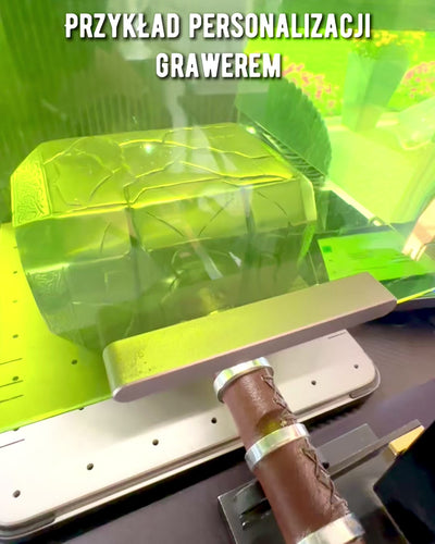 Młot Thora "Chief" - Ręcznie Wykonany Młot Rzemieślniczy, personalizacja grawerem na prezent