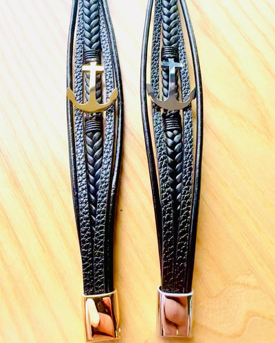 Pánsky náramok Kotva elegancie s možnosťou gravírovania na darček