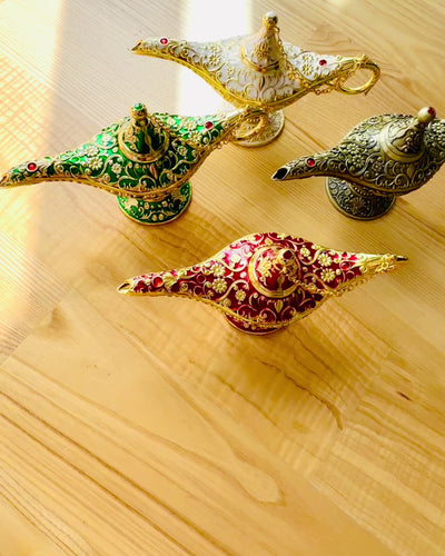 Magická lampa Aladina s možnosťou gravírovania - Variant Strúhané zlato