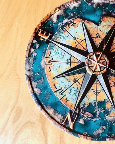 Kompas morski, zawieszka dekoracyjna, wisior, możliwość personalizacji grawerem