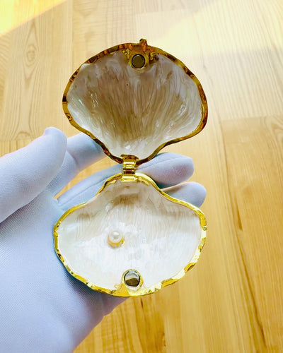 Skarbiec Wspomnień Muszelka - Skrinka na šperky s možnosťou personalizácie gravírovaním, darček