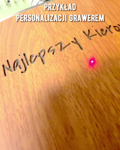 Drevená sada "Piersiówka Elegance" s možnosťou personalizácie gravírovaním