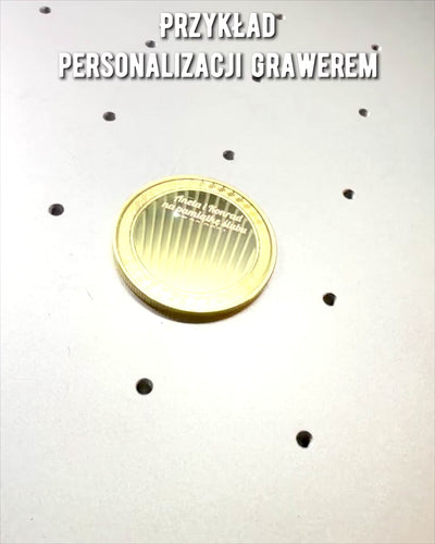 Prázdna Minca Výzvy s Možnosťou Personalizácie Gravírovaním – Zberateľská, 40mm, štyri modely