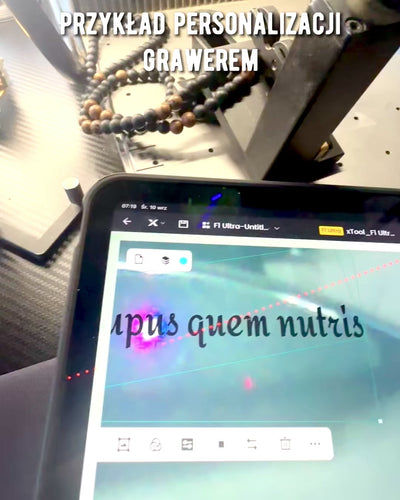 Šíp Sily, Náhrdelník s Čiernym Obsidiánom a Drevenými Korálkami, personalizácia gravírovaním na darček