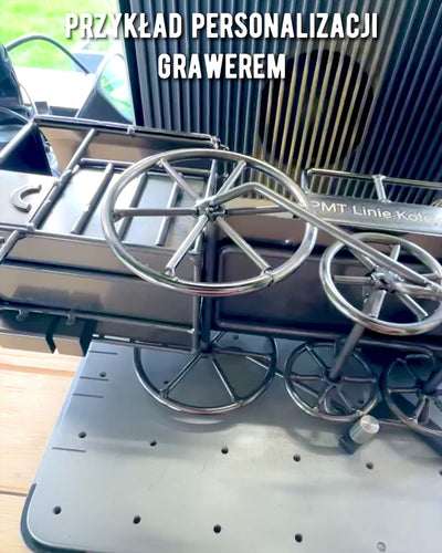 Lokomotywa z żelaza „Retro Express” – dekoracja, model, ręcznie wykonana z możliwością grawerowania na prezent