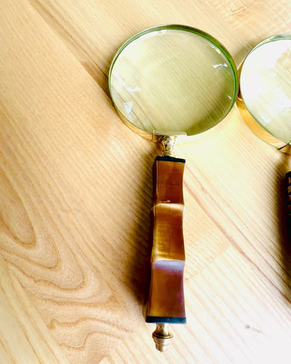 Veľká retro lupa, možnosť personalizácie na darček gravírovaním - varianty na výber