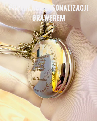 Klasické Vreckové Mechanické Hodinky s Dvojitým Krytom, Ručné, Strieborná Farba