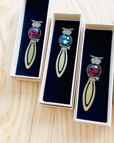 Zakładka do książki "Sowa z Konstelacjami" - 12 wariantów do wyboru, personalizacja grawerem