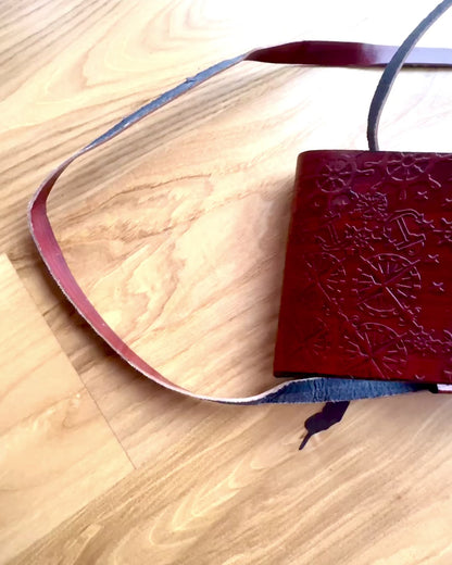 Kožené puzdro, obal na vychádzkové palice - možnosť personalizácie gravírovaním na darček