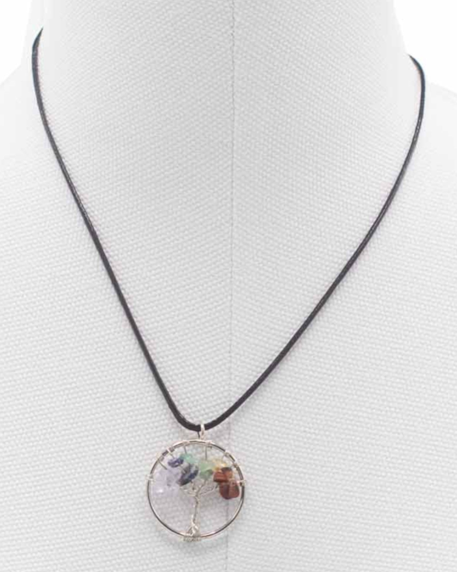 Náhrdelník Strom života Rovnováha čakier – Prírodné kamene