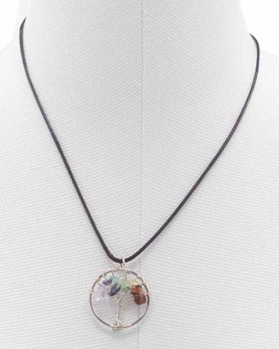 Náhrdelník Strom života Rovnováha čakier – Prírodné kamene