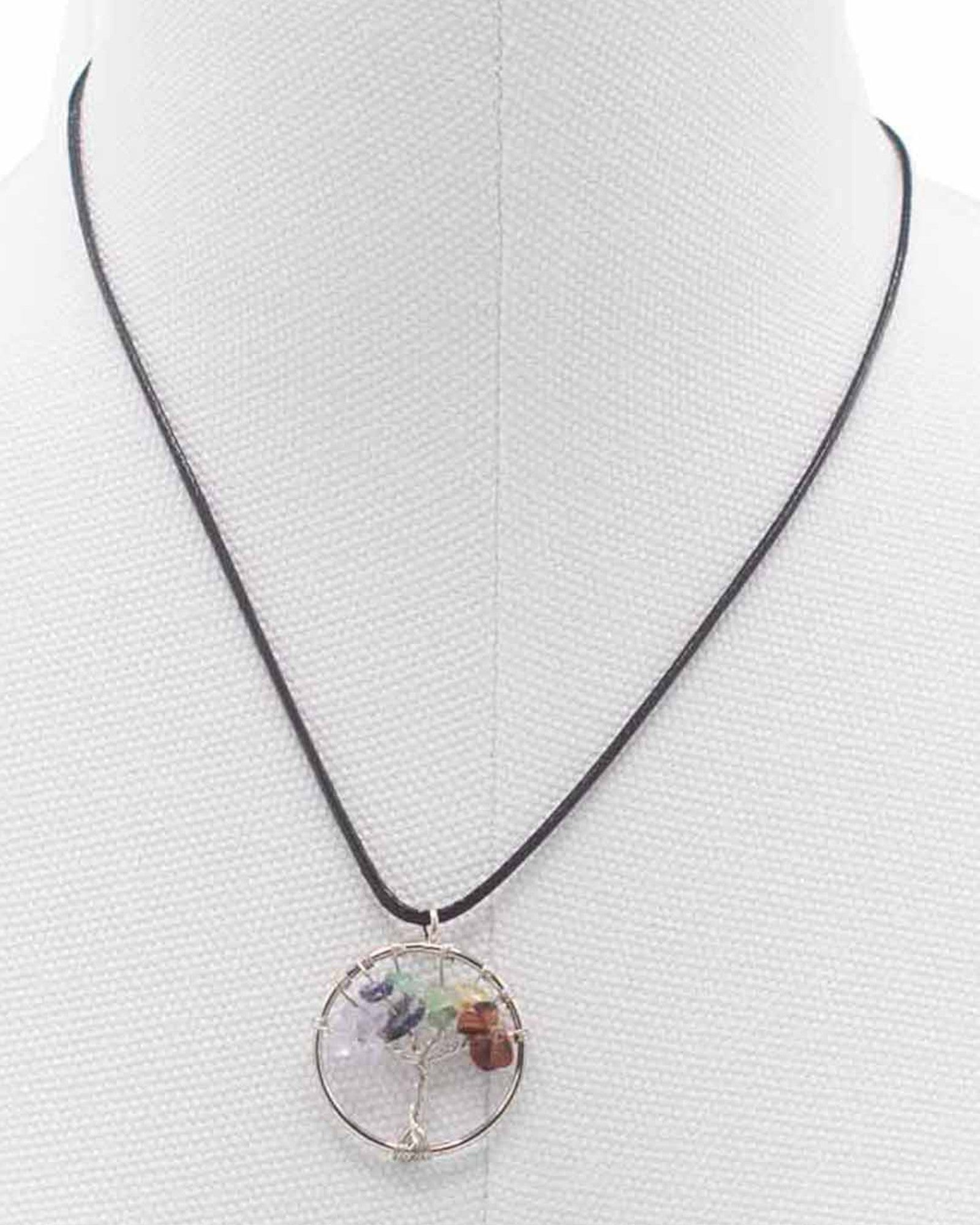 Náhrdelník Strom života Rovnováha čakier – Prírodné kamene