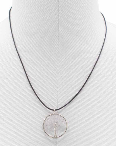 Náhrdelník Strom života Čistá energia – Krištáľ