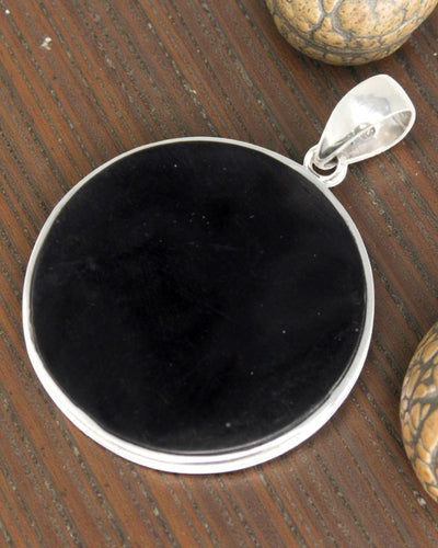 Strieborný prívesok Strom života 30 mm – Abalone Ocean Glow