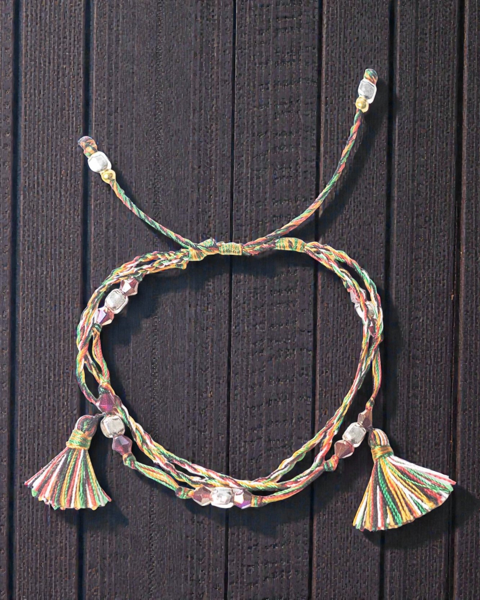 Chrámový šnúrkový náramok Panca Dharma – sila viery