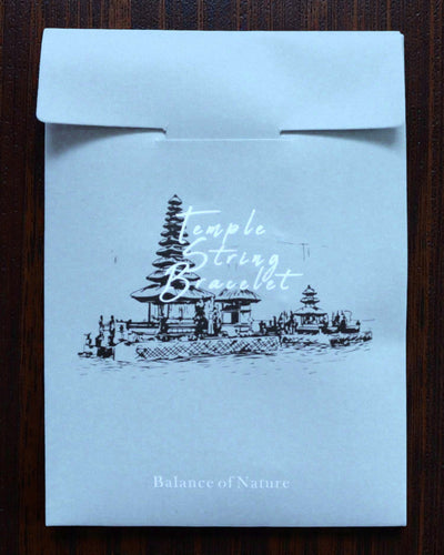 Świątynna Bransoletka Sznurkowa Yin Yang – Równowaga Natury