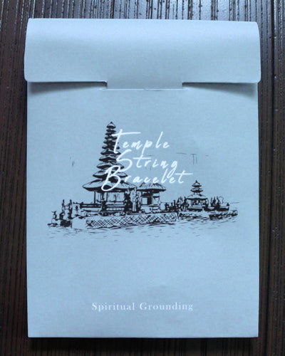 Chrámový šnúrkový náramok Dharma Knot – duchovné uzemnenie