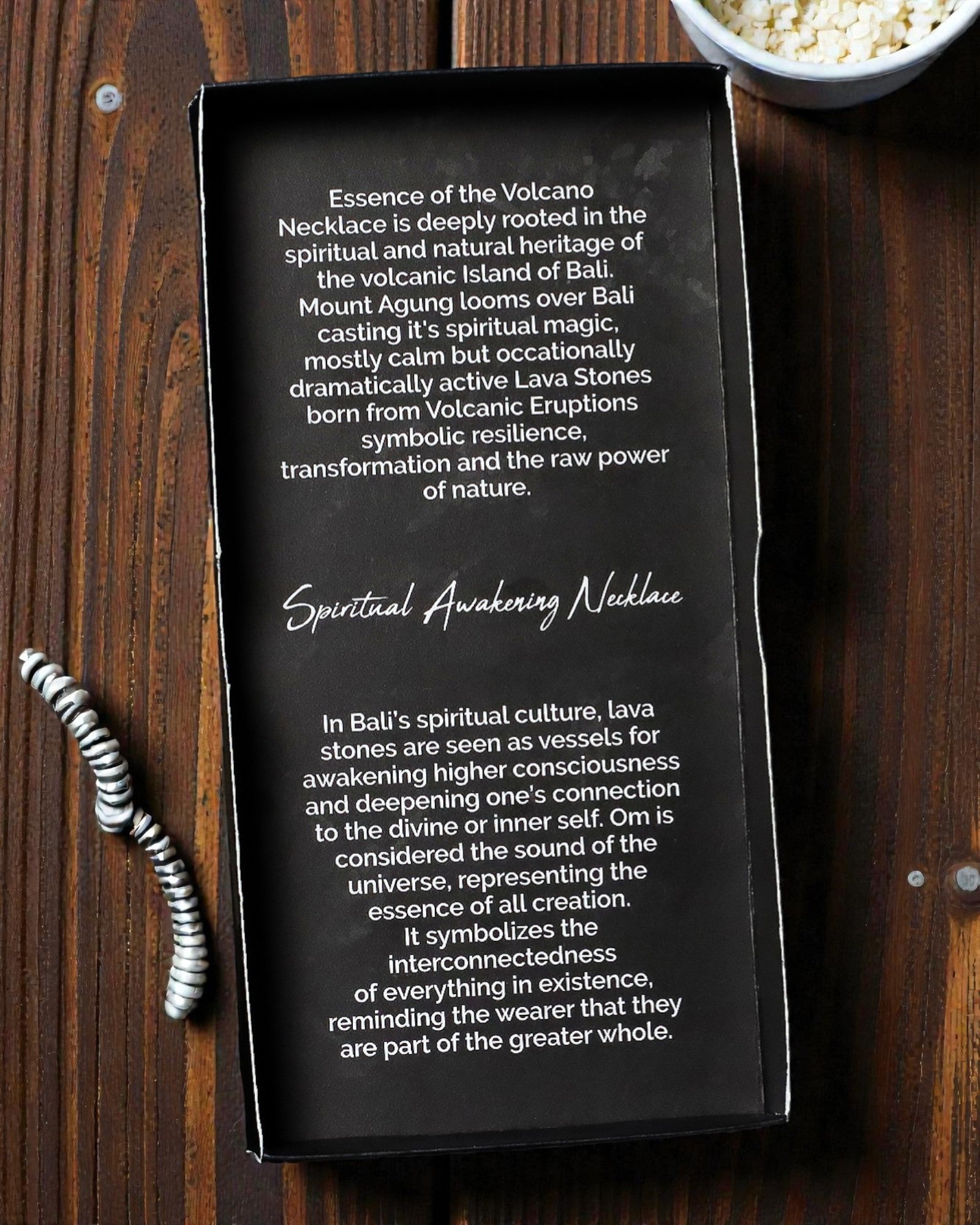 Náhrdelník Esencia sopky – Duchovné prebudenie