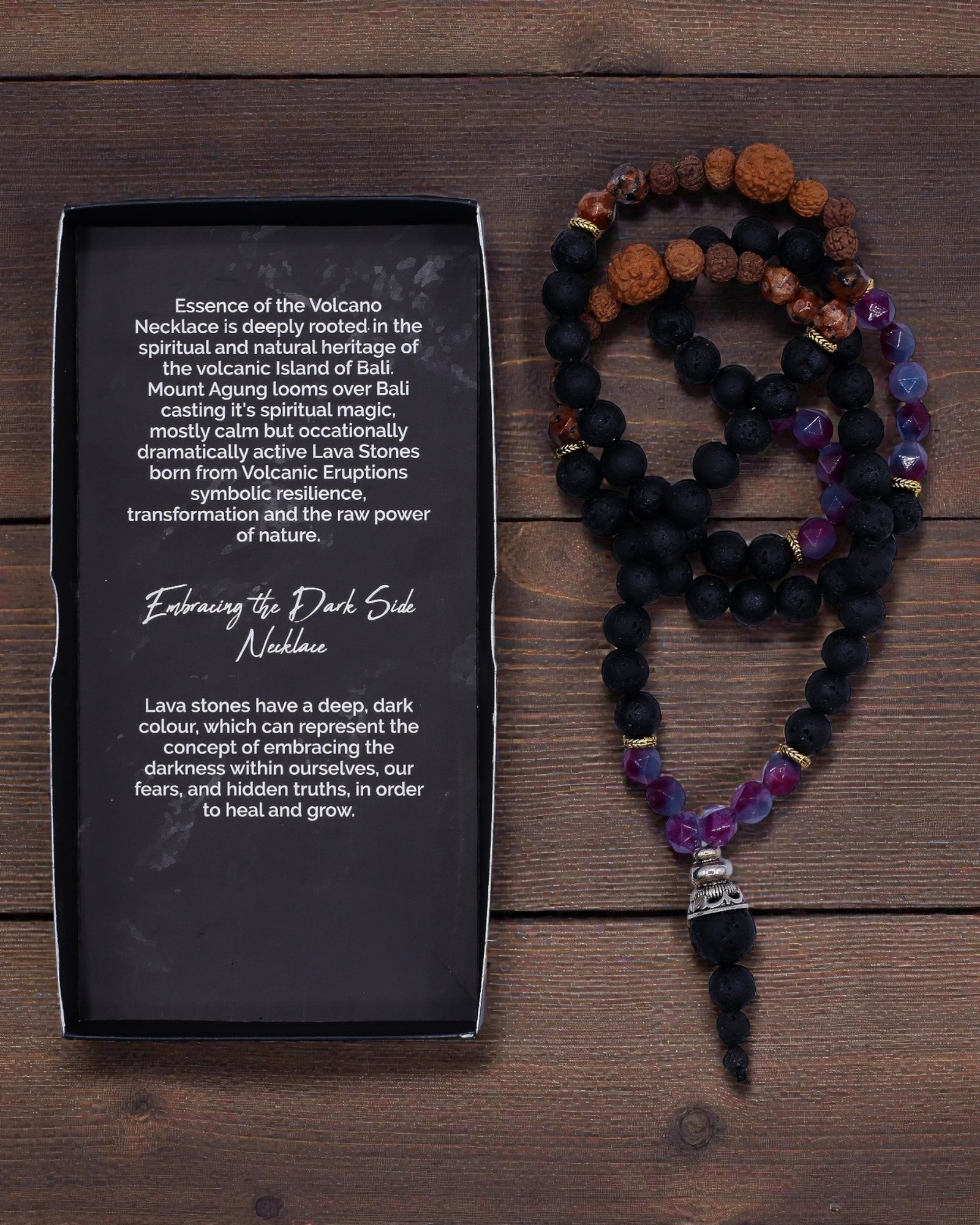 Náhrdelník Esencia sopky – Prijatie temnej stránky